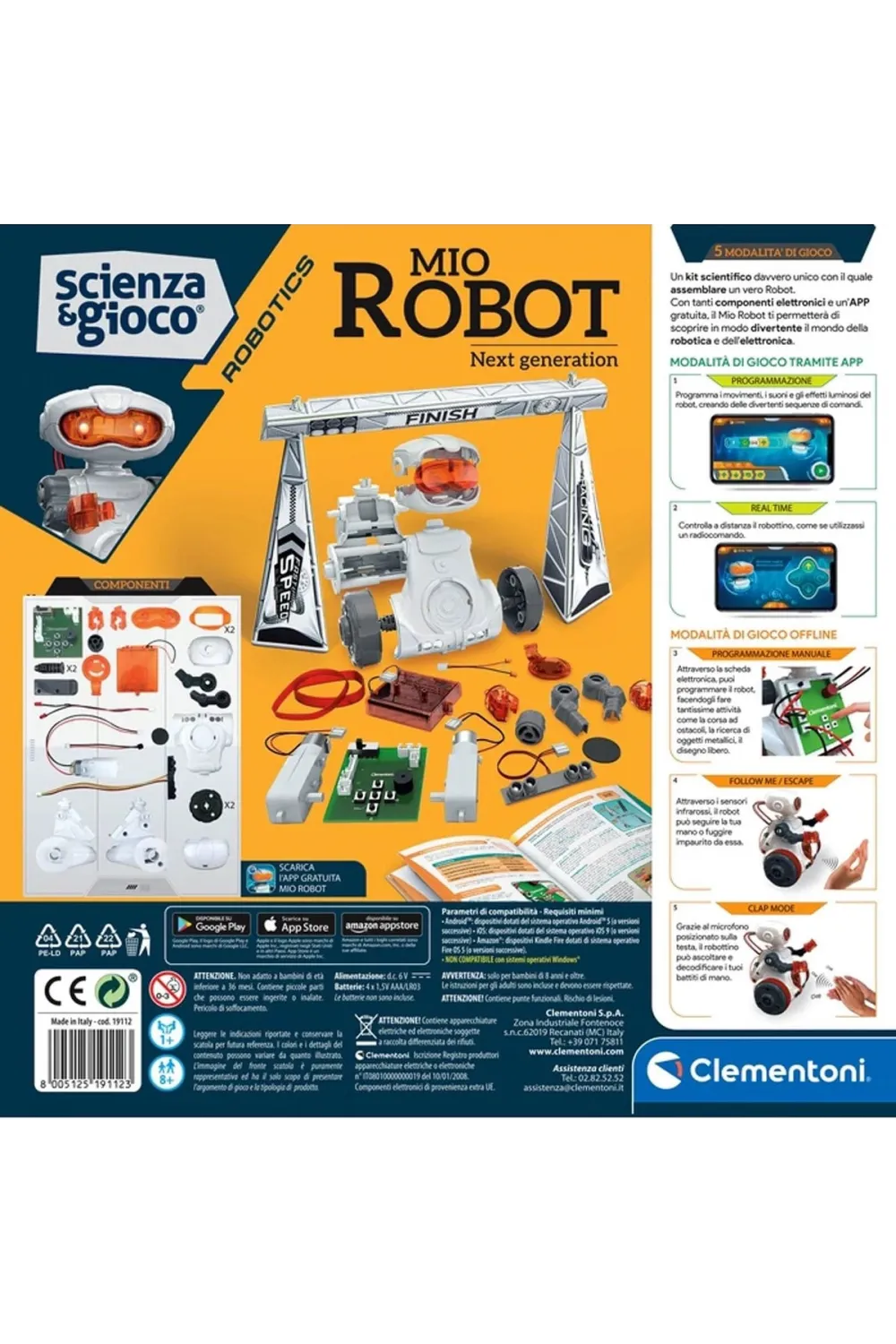 64957 Robotik Laboratuvarı - Mio Robot (Yeni Nesil) +8 yaş