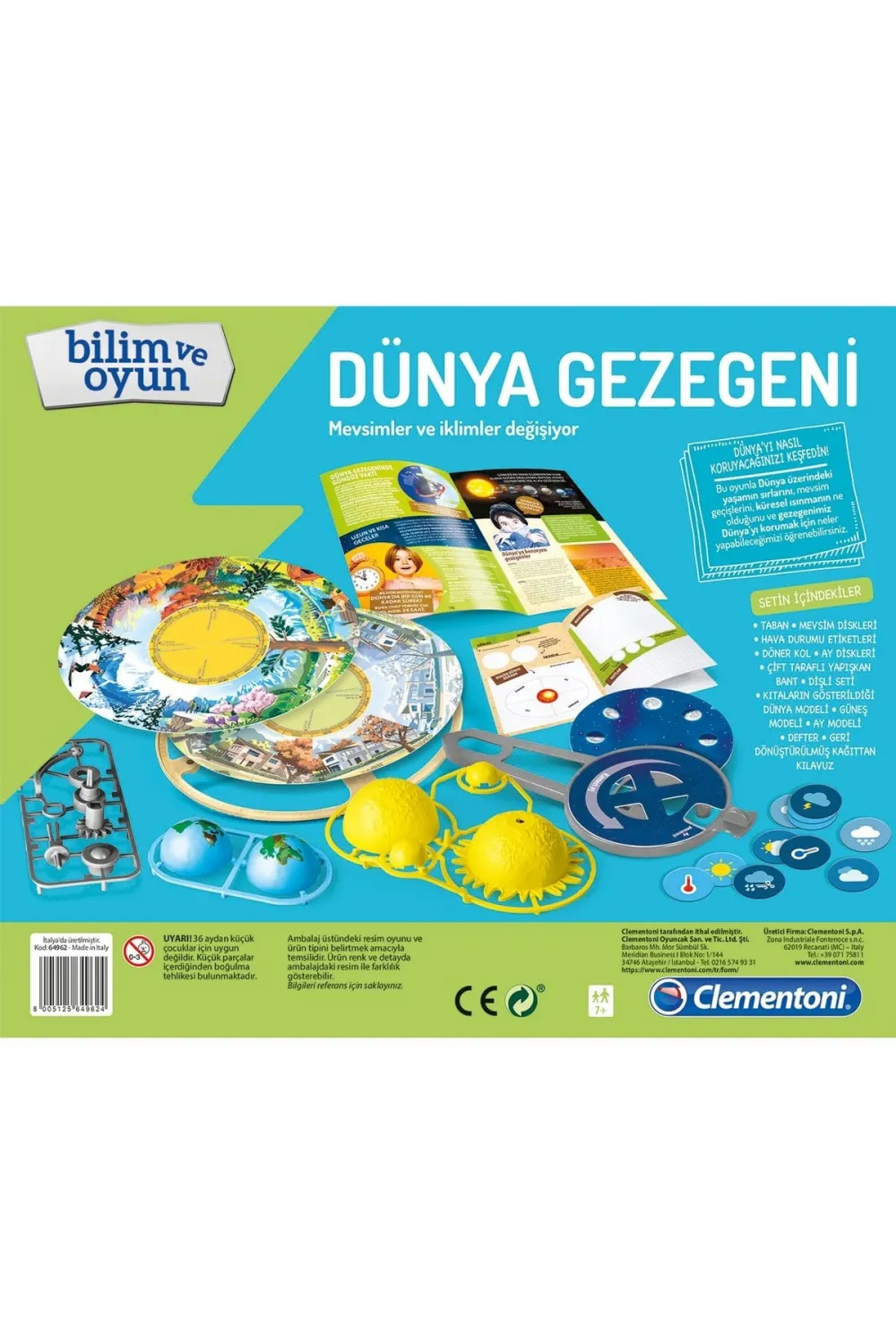 64962 Bilim ve Oyun - Dünya Gezegeni +8 yaş