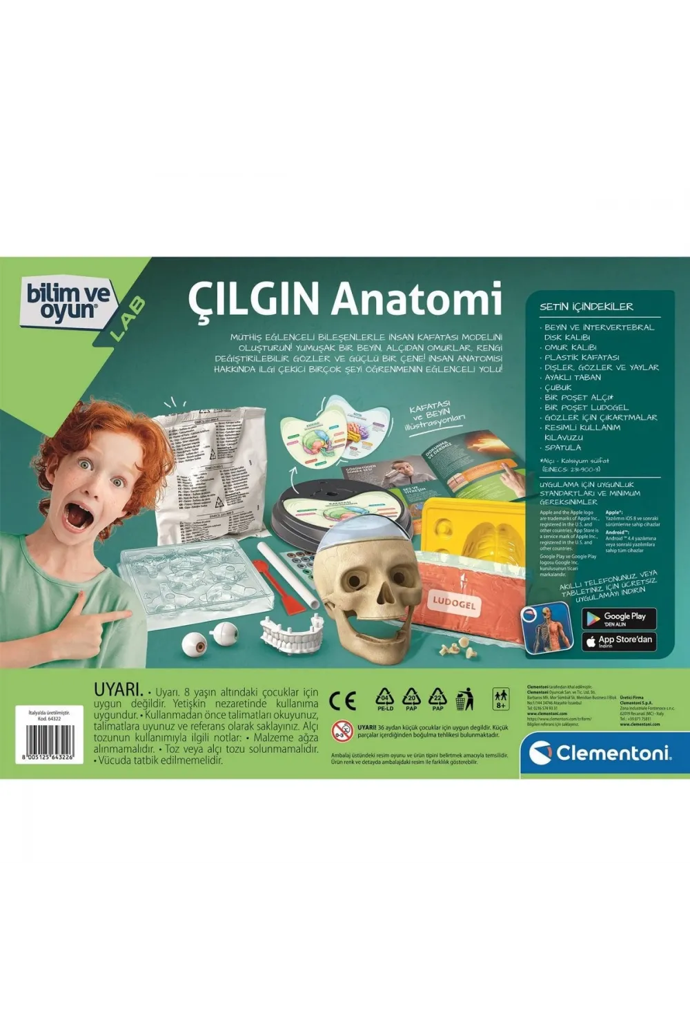 64322 Bilim ve Oyun - Çılgın Anatomi +7 yaş