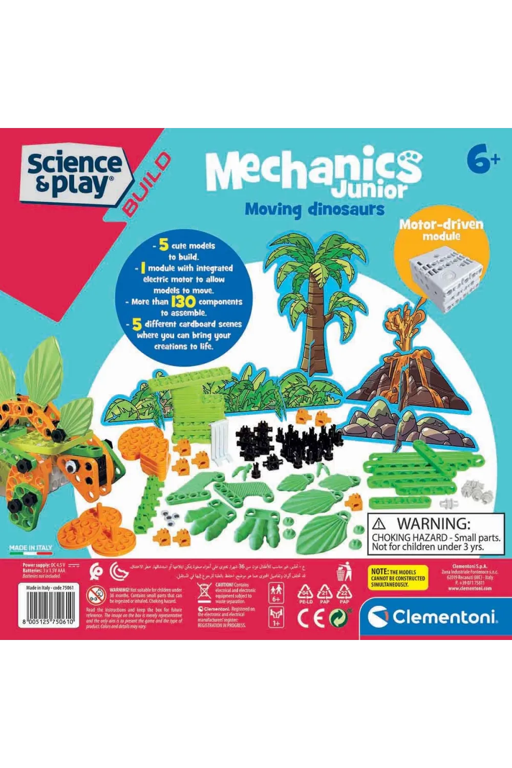75061TR Mechanics Junior - Hareketli Dinozorlar +6 yaş