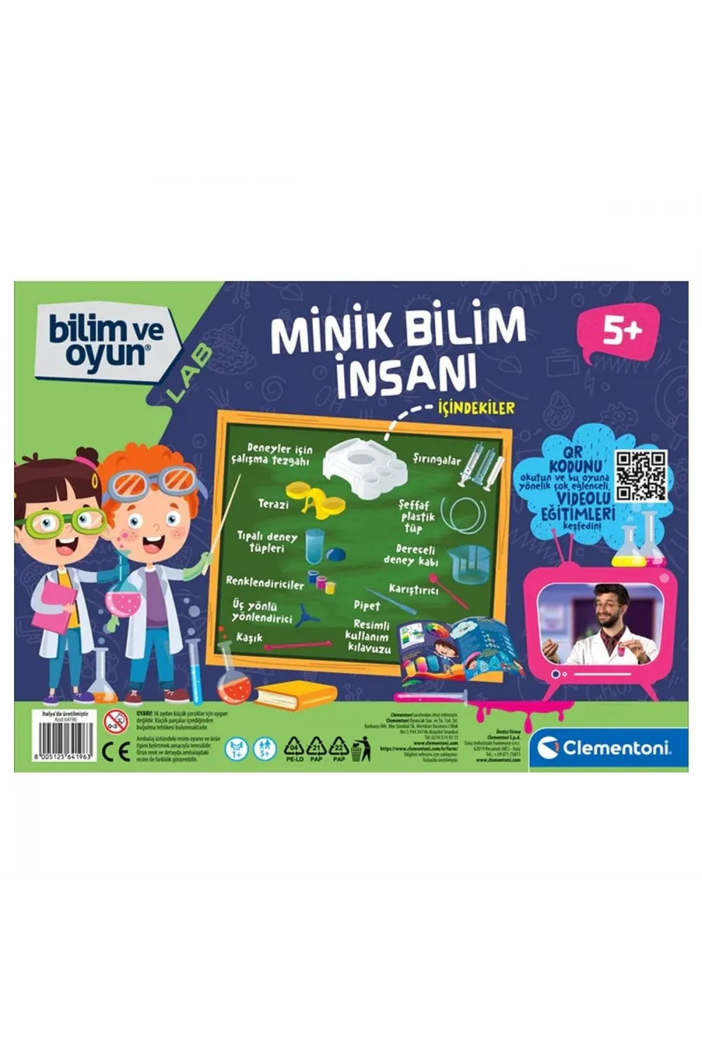 64196 Bilim ve Oyun - Minik Bilim İnsanı +5 yaş