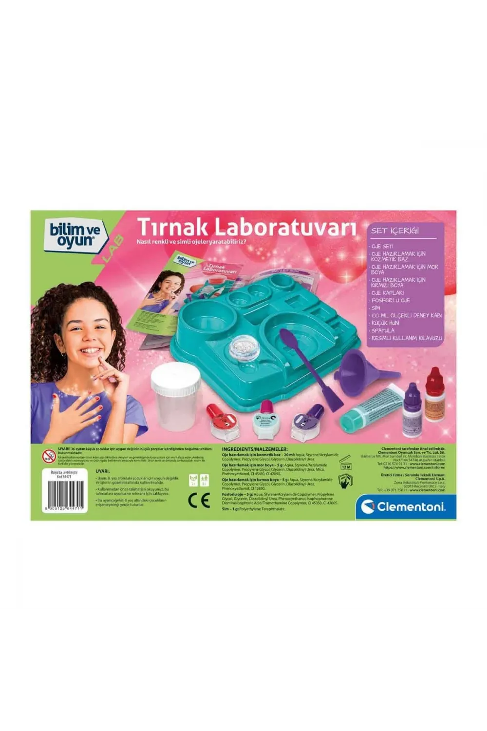 64471 Bilim ve Oyun - Tırnak Laboratuvarı +8 yaş