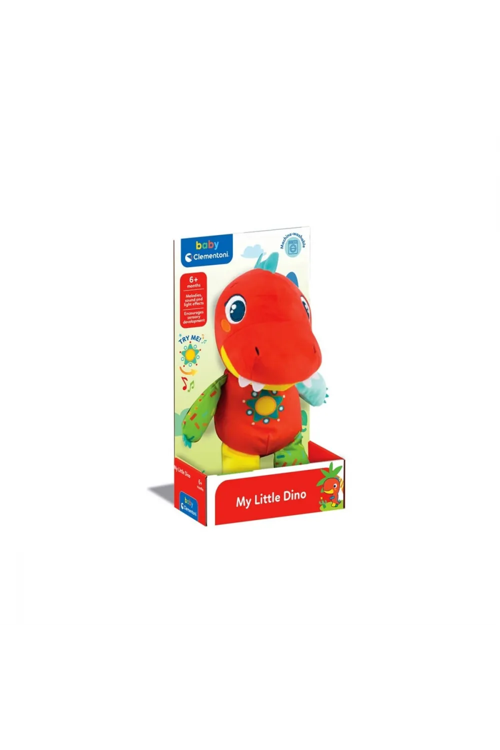 17847 Baby Clementoni - Trex Dinozor Peluş Oyuncak