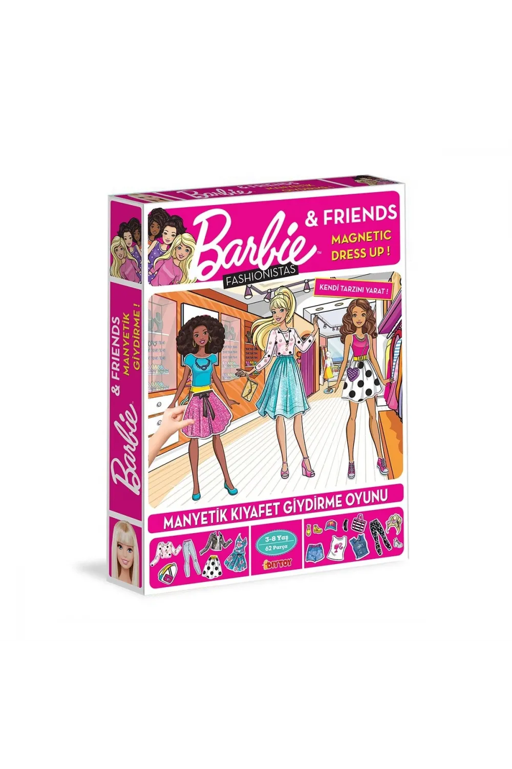 1901 Diytoy, Barbie Fashionistas Kıyafet Giydirme