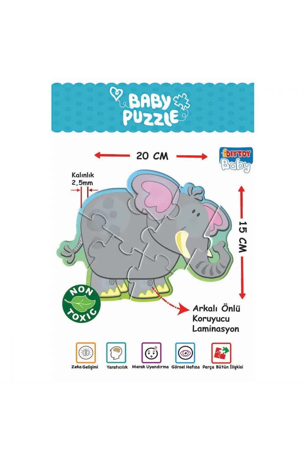 1703 BABY PUZZLE BENİM İLK HAYVANLAR PUZZLEM