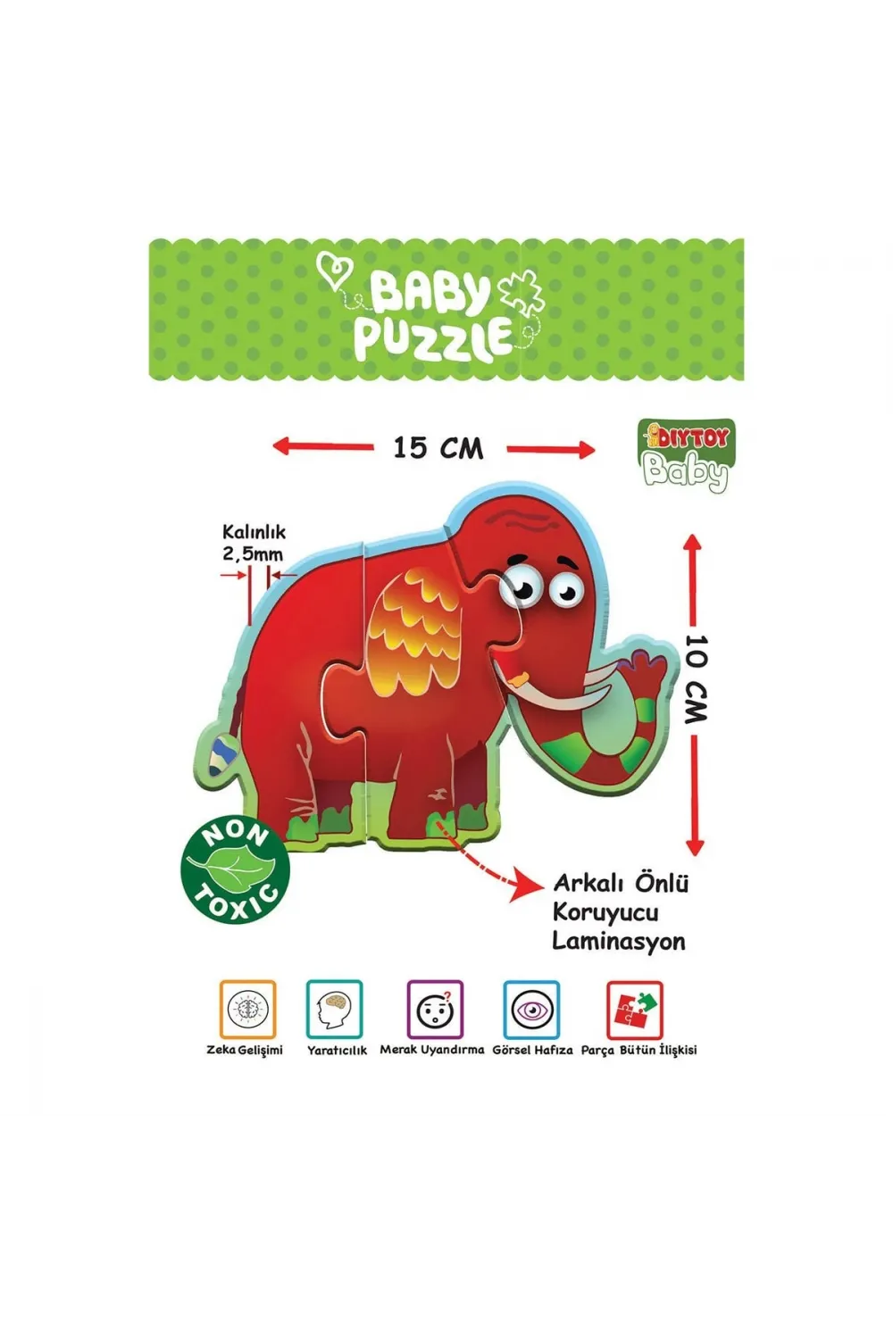 1727 BABY PUZZLE BENİM İLK PUZZLEM ORMAN HAYVANLARI