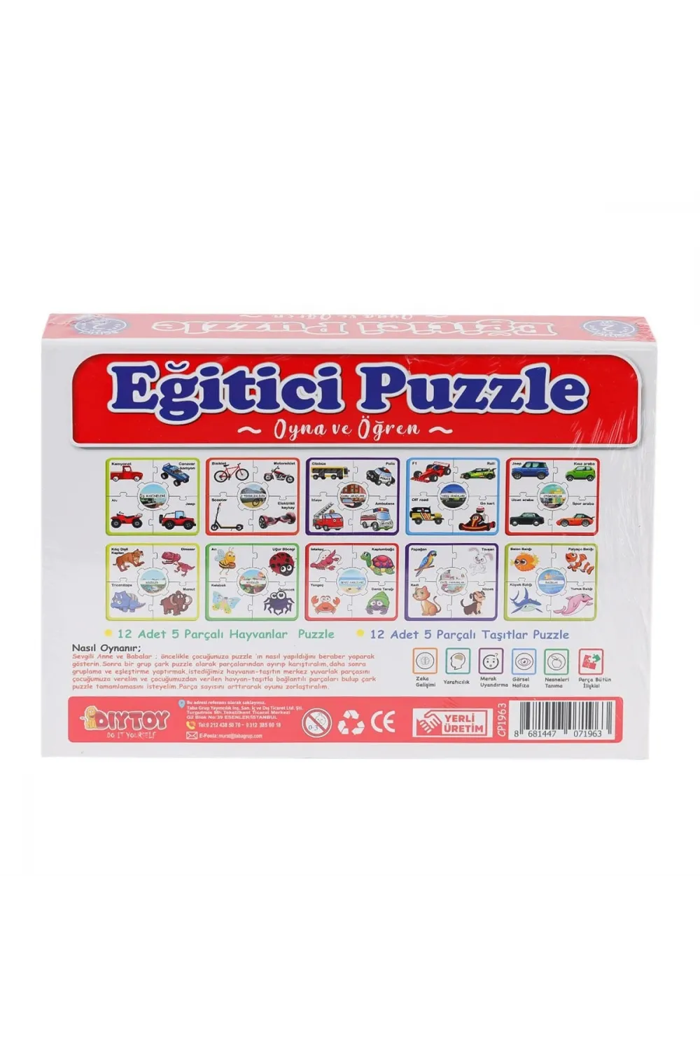 7196 ÇARK PUZZLE HAYVANLAR