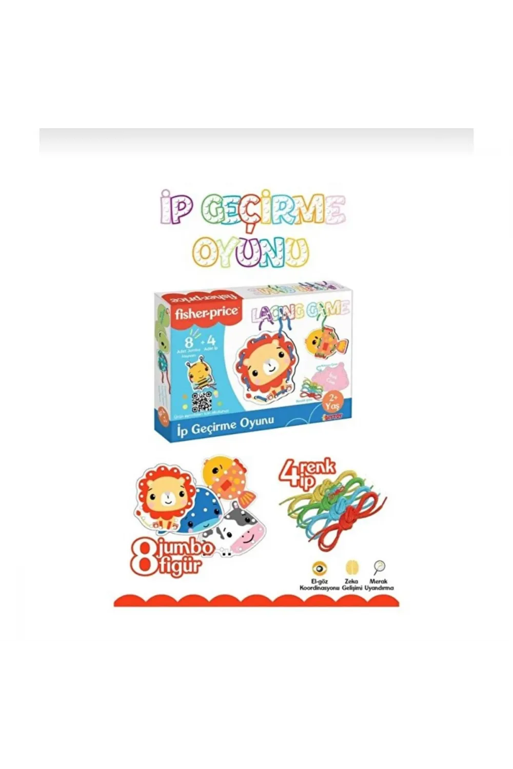 FP2748 FISHER PRICE İP GEÇİRME OYUNUC LACING GAME
