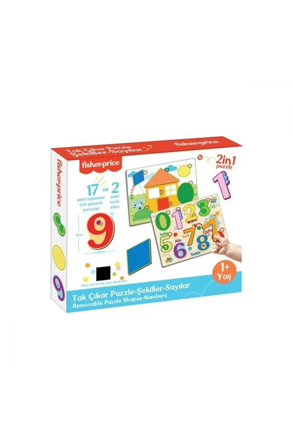 FP2762 FISHER PRICE TAK ÇIKAR PUZZLE ŞEKİLLER SAYILAR