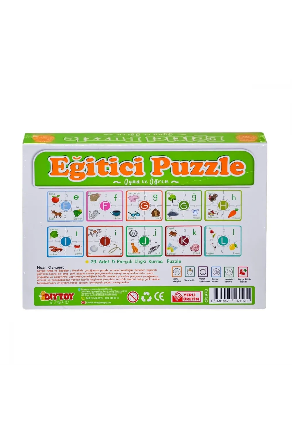 7197 ÇARK PUZZLE ALFABE