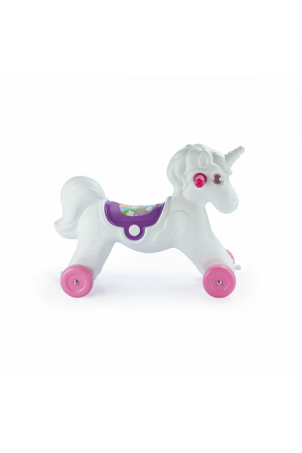 2509 Tekerlekli Unicorn Sallanan At -Dolu
