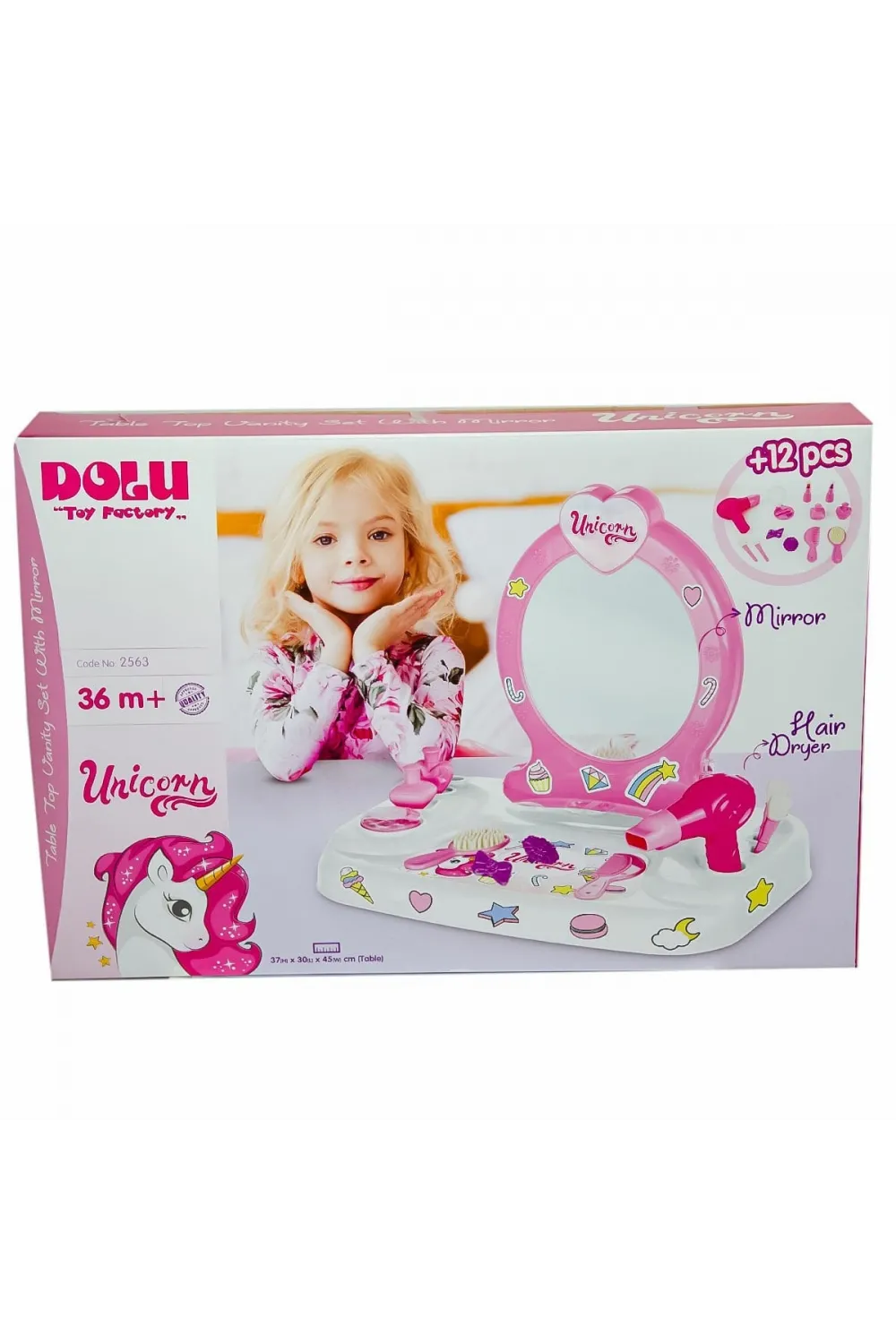 2563 OYUNCAK UNICORN MASAÜSTÜ AYNALI