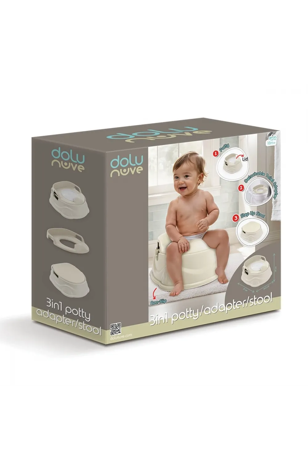 7182 Lazımlık Adaptör Basamak Relax Bej -Dolu Oyuncak
