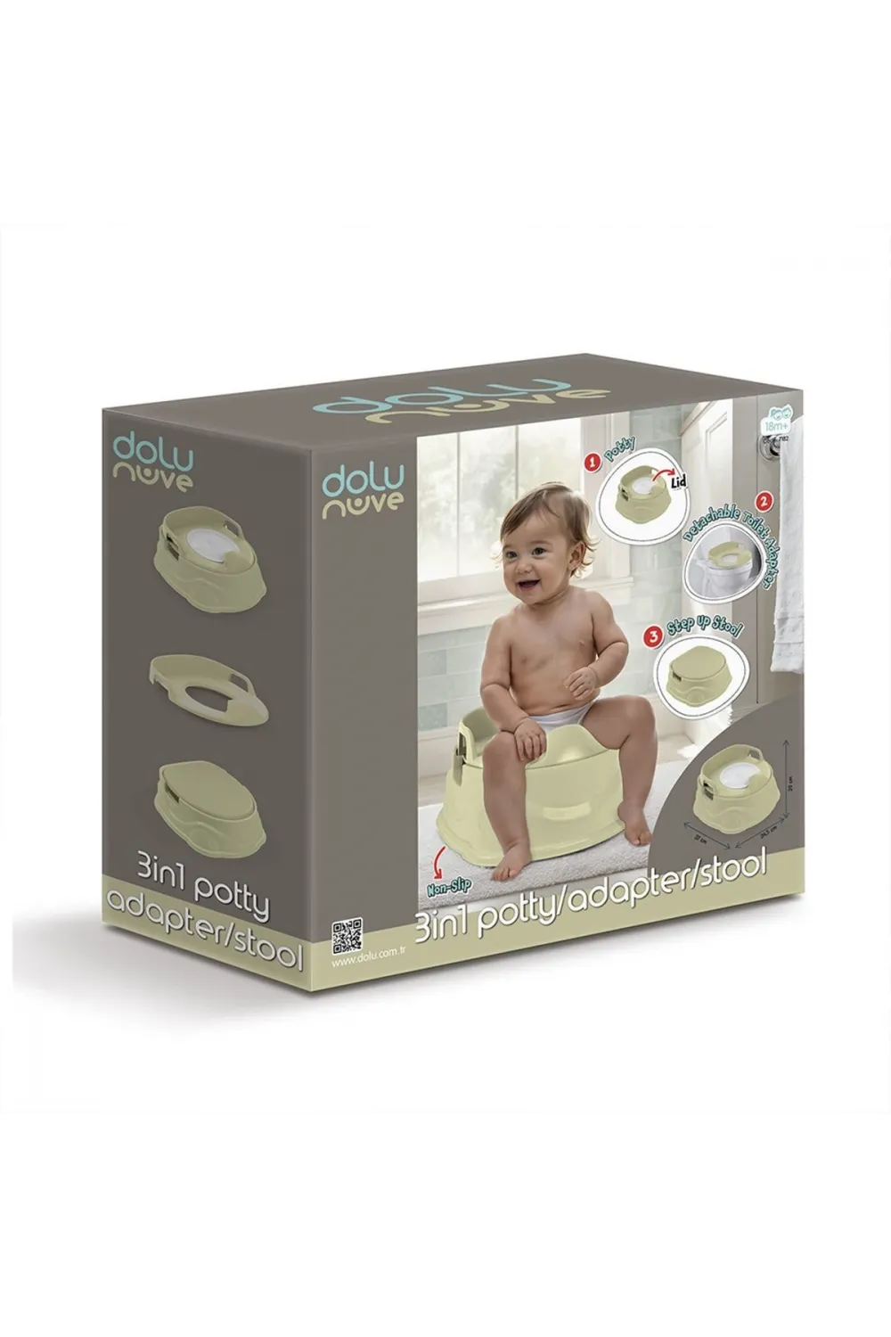 7183 Lazımlık Adaptör Basamak Eco Green -Dolu Oyuncak