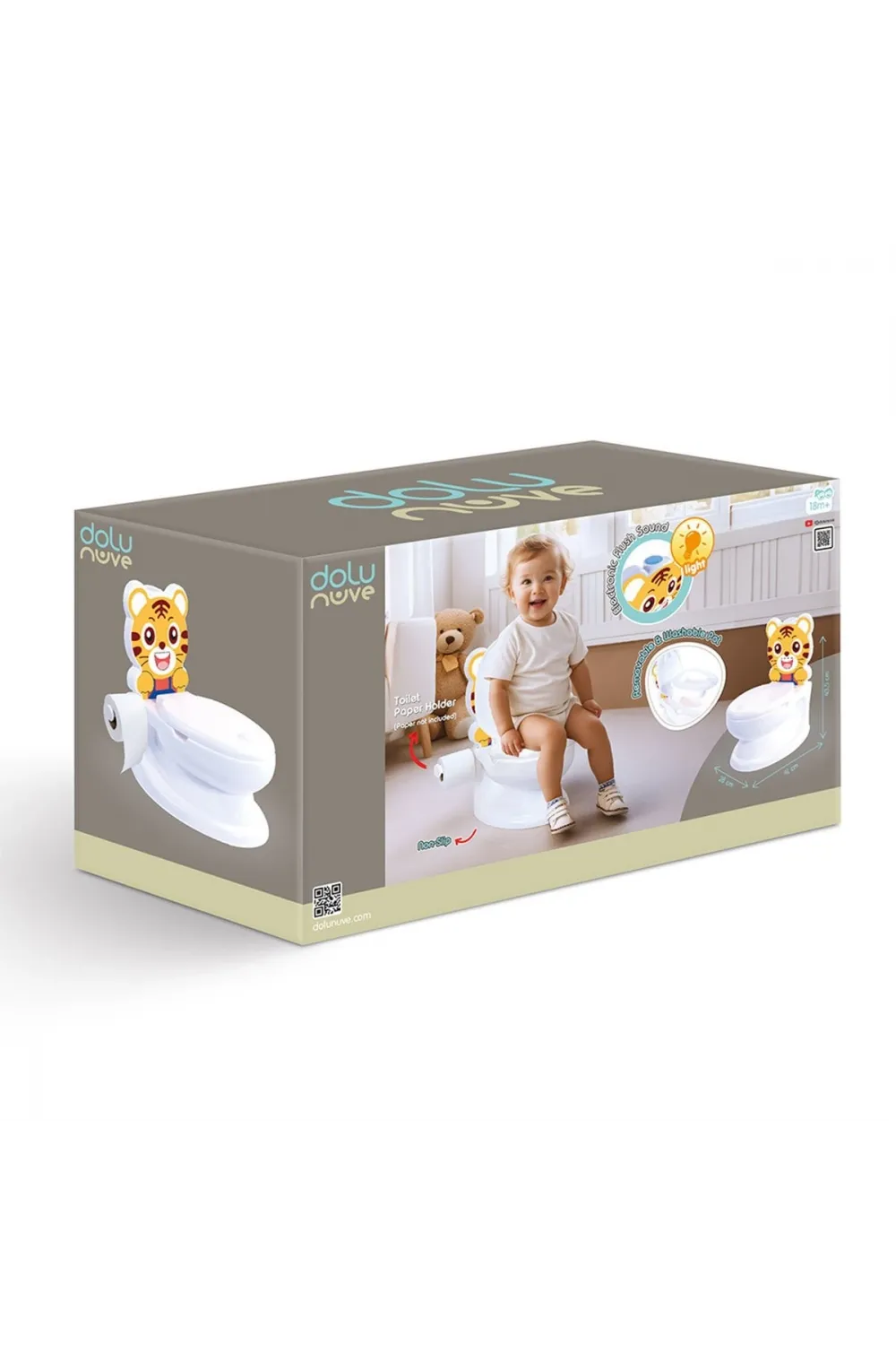 7239 Kaplan Eğitici Klozet -Dolu Oyuncak