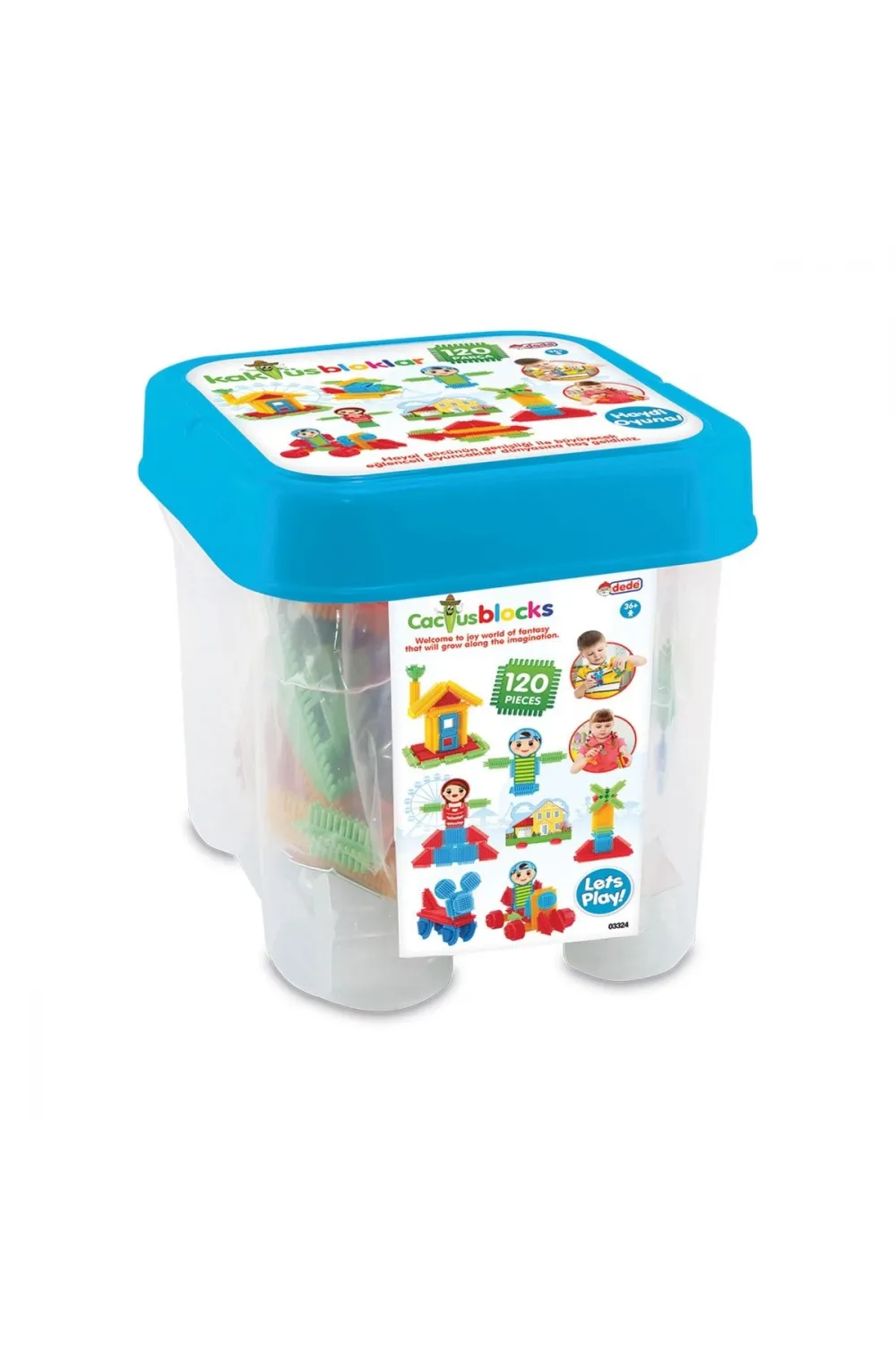 03324 KAKTÜS BLOKLAR KOCA 120PCS