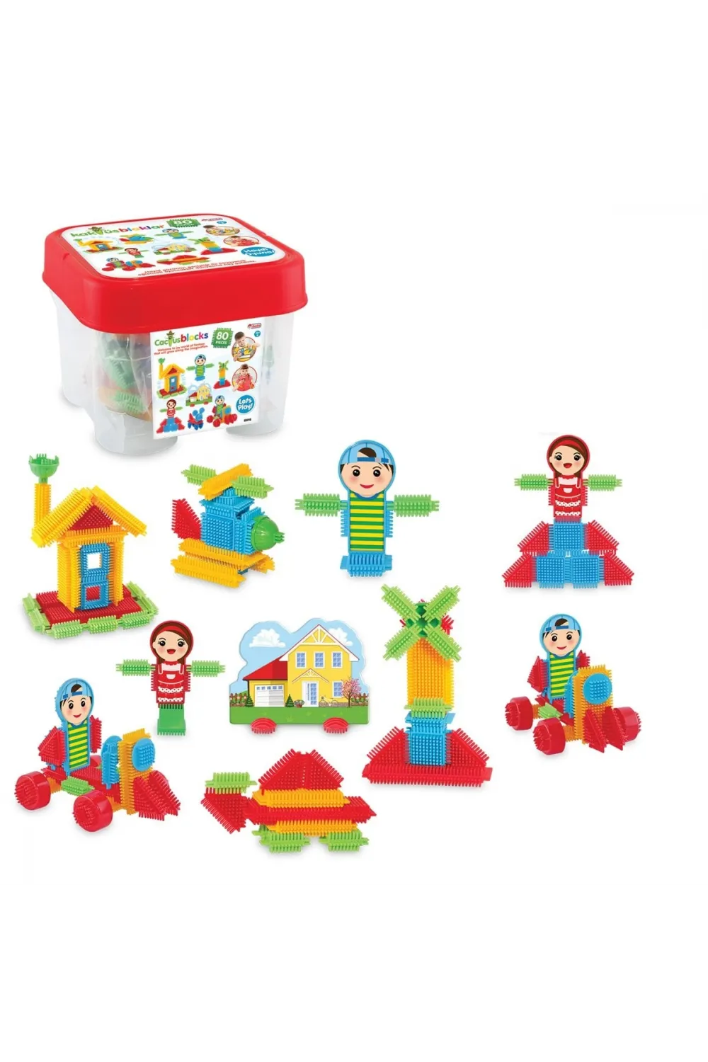 03316 KAKTÜS BLOKLAR KOCA 80PCS