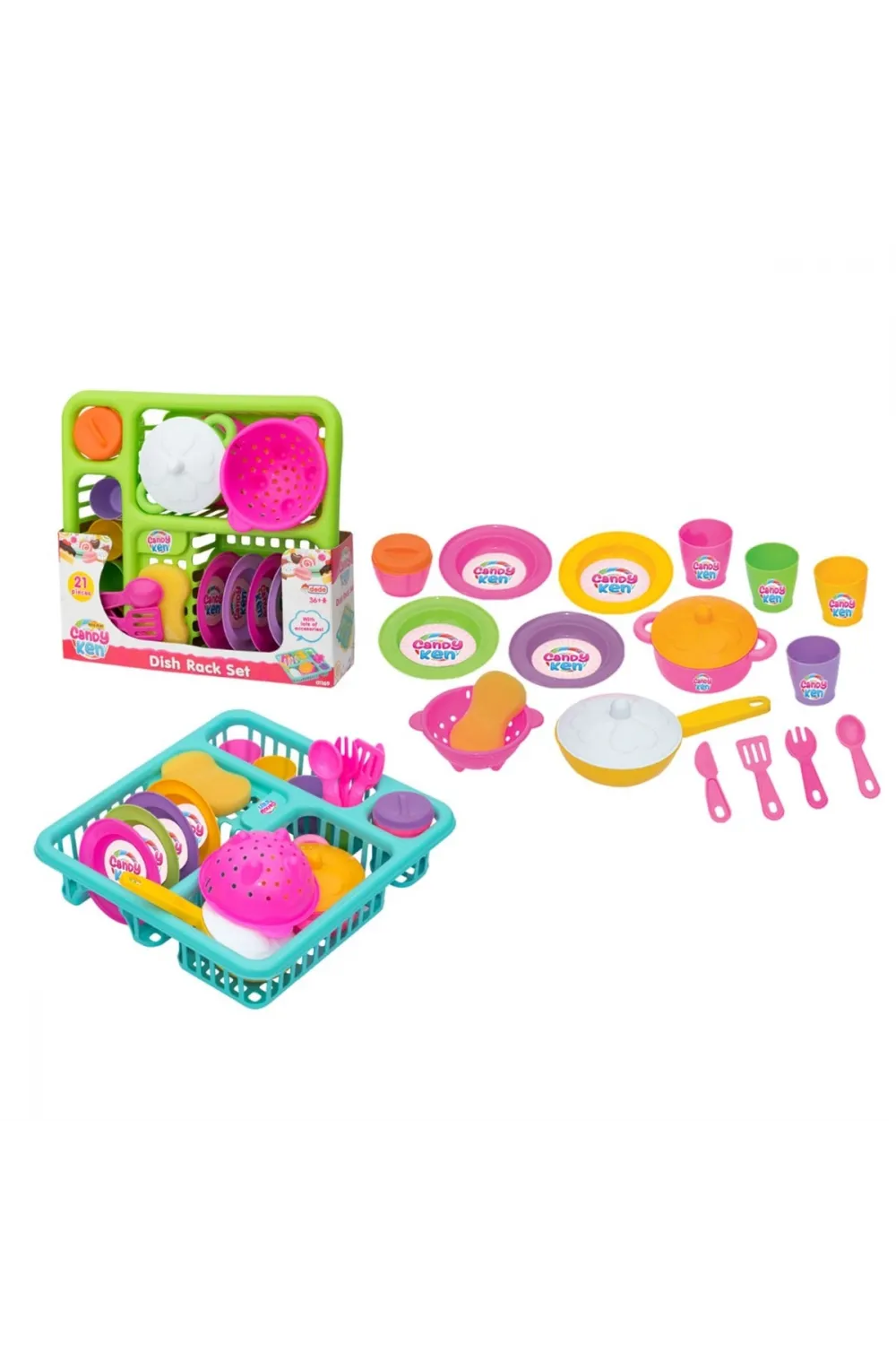 01169 Candy Bulaşık Seti -Dede