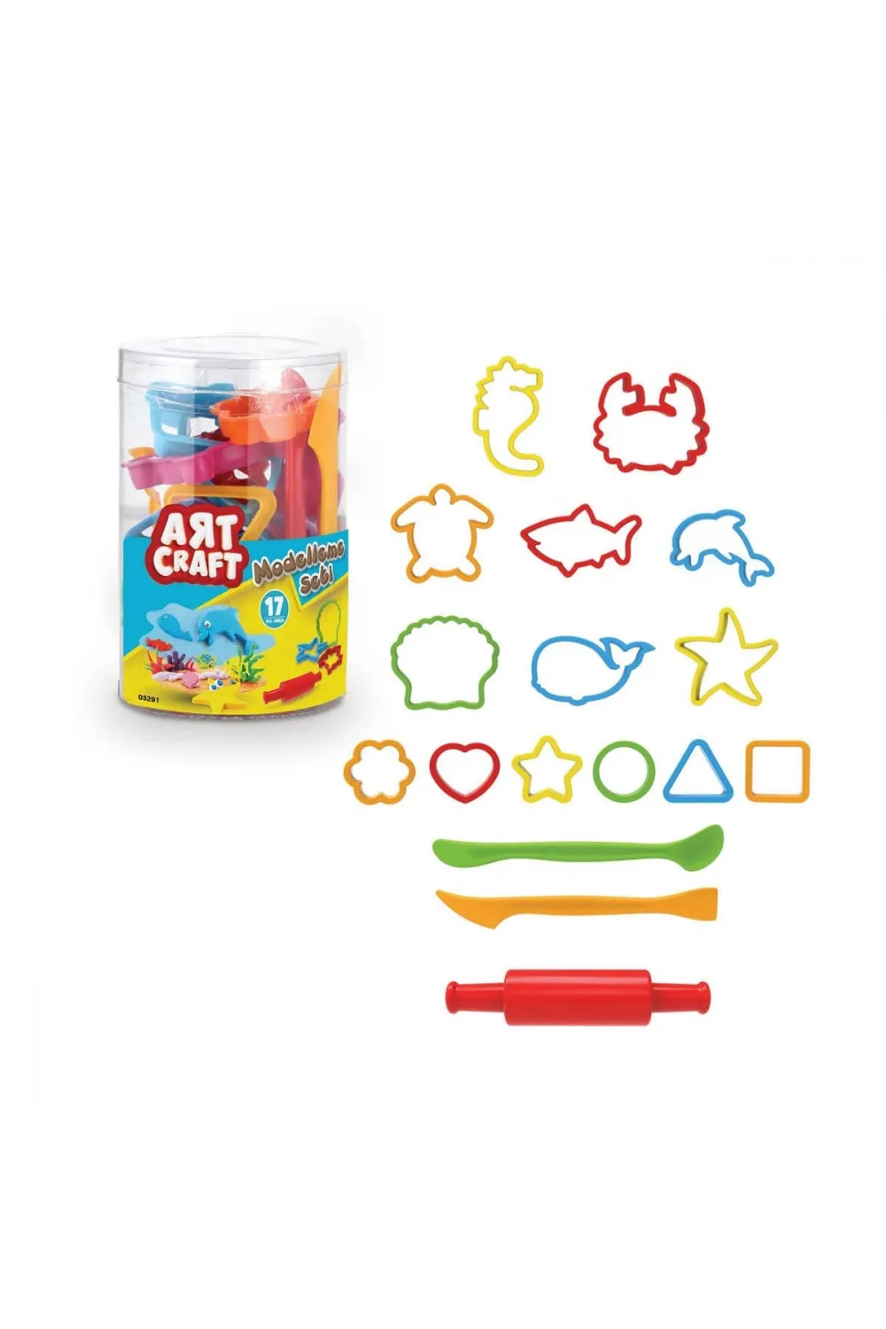 03291 Art Craft 17 parça MODELLEME SETİ