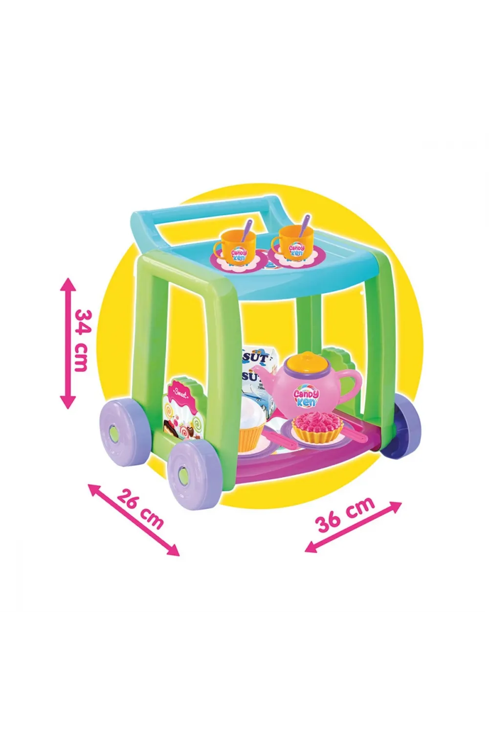 03354 CANDY ÇAY SERVİS ARABASI