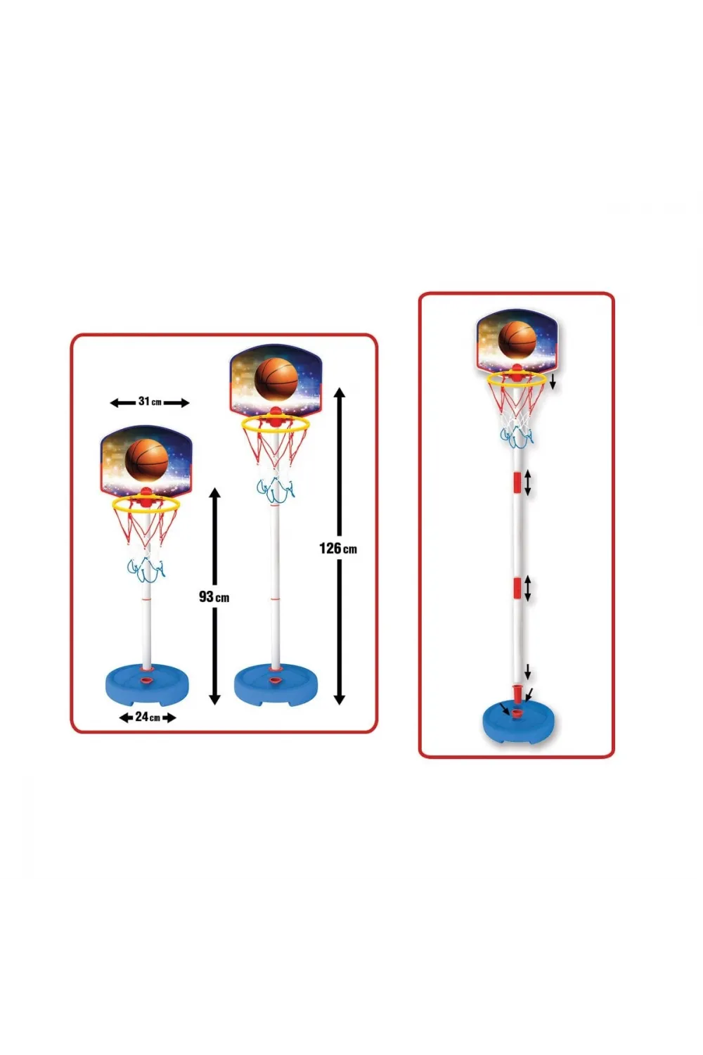 03650 Küçük Ayaklı Basketbol Potası -Fentoys
