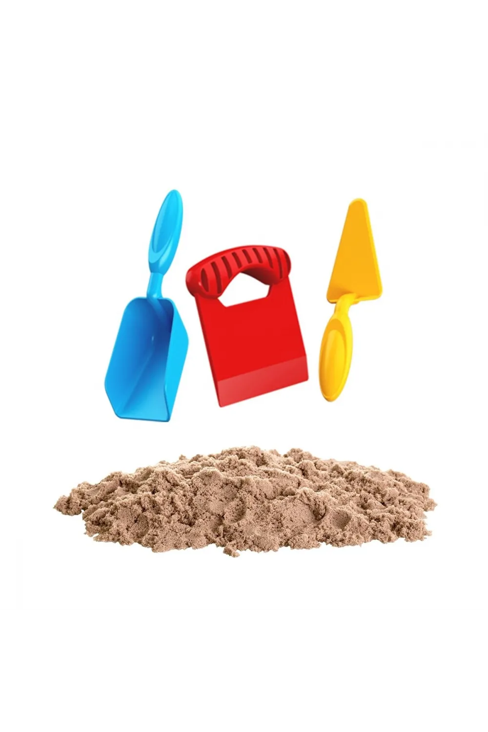 03690  Aksesuarlı Naturel Kinetik Oyun Kumu 1000 gr -Dede