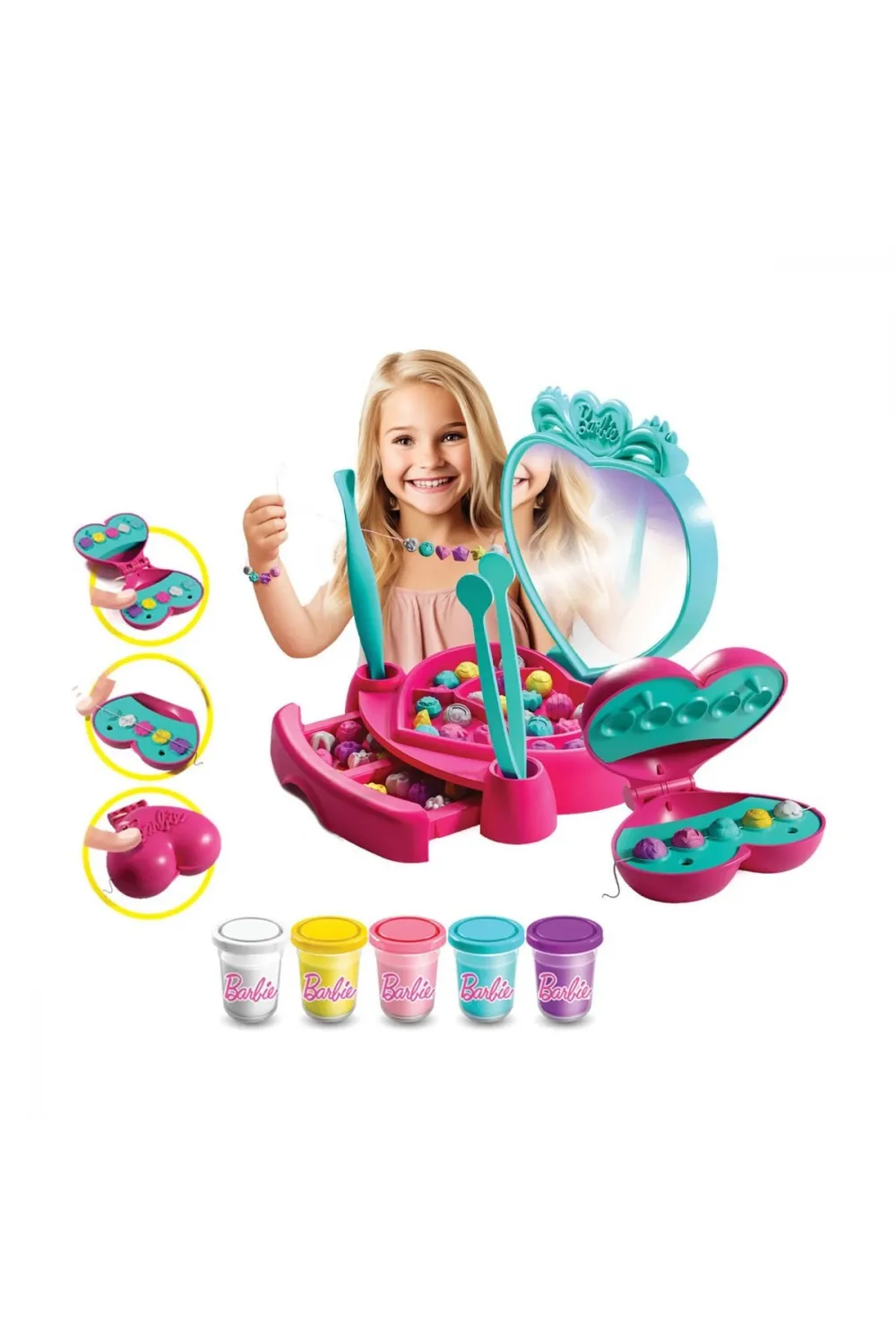 03926 BARBİE TAKI TASARLA HAMUR SET