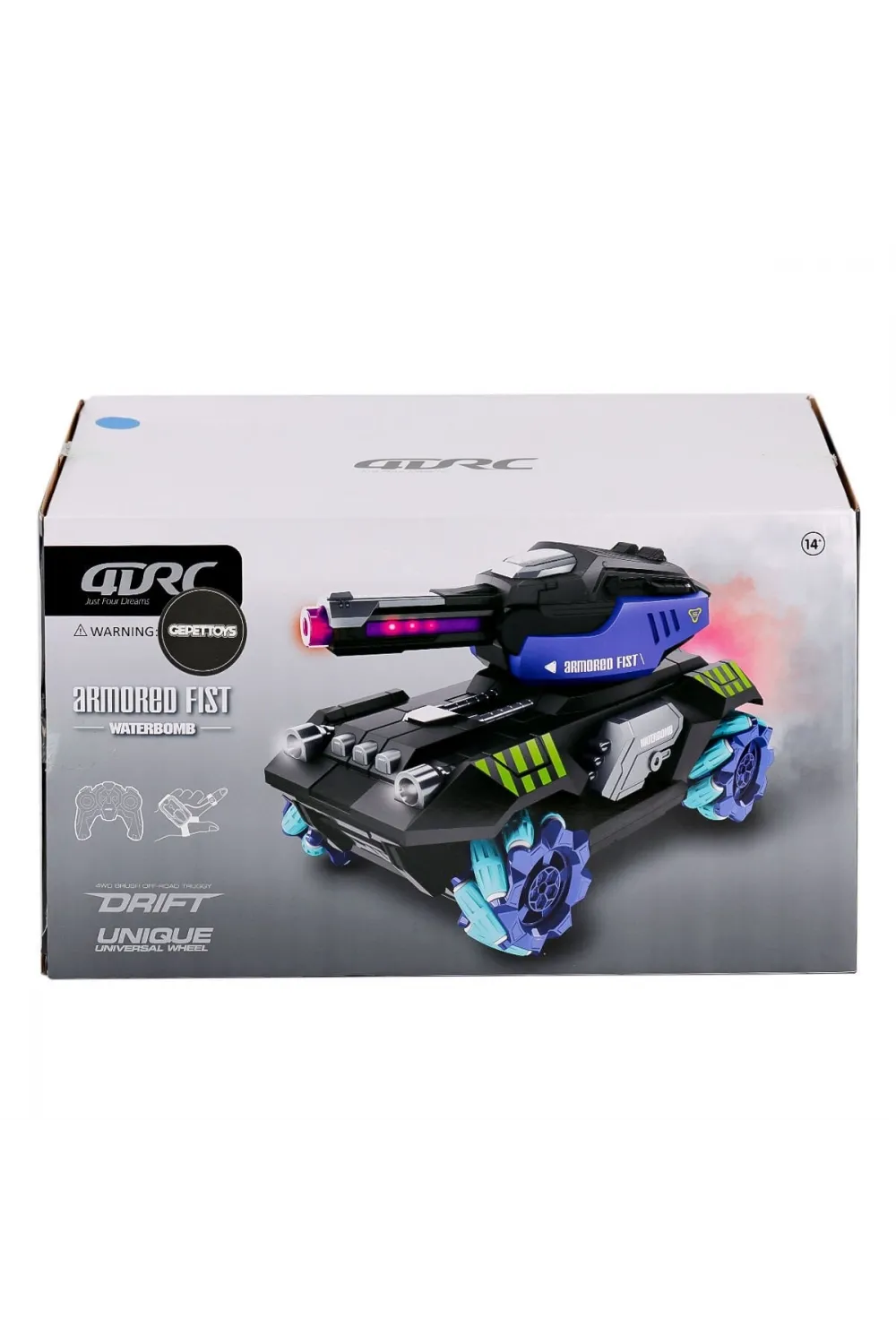 4D-Y11 Kumandalı Sesli Işıklı Drift Tank