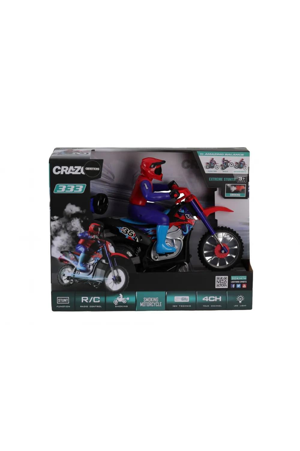 333-TJ24161B-UZAKTAN KUMANDALI DUMAN ATAN HIZ MOTORU
