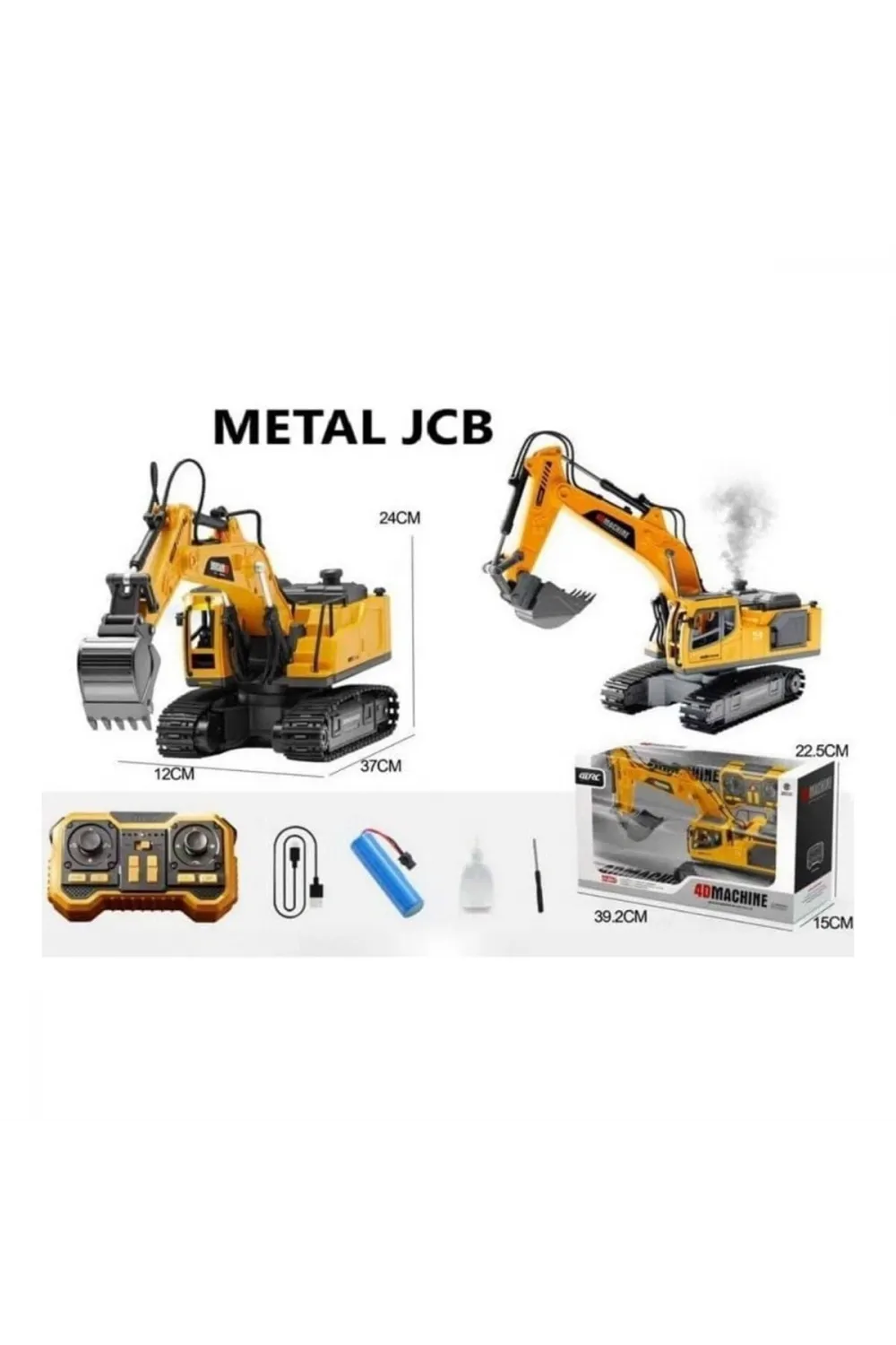 4D-E1 METAL AĞIZLI DUMAN ATAN FARKLI KONTROLLÜ EXCAVATOR