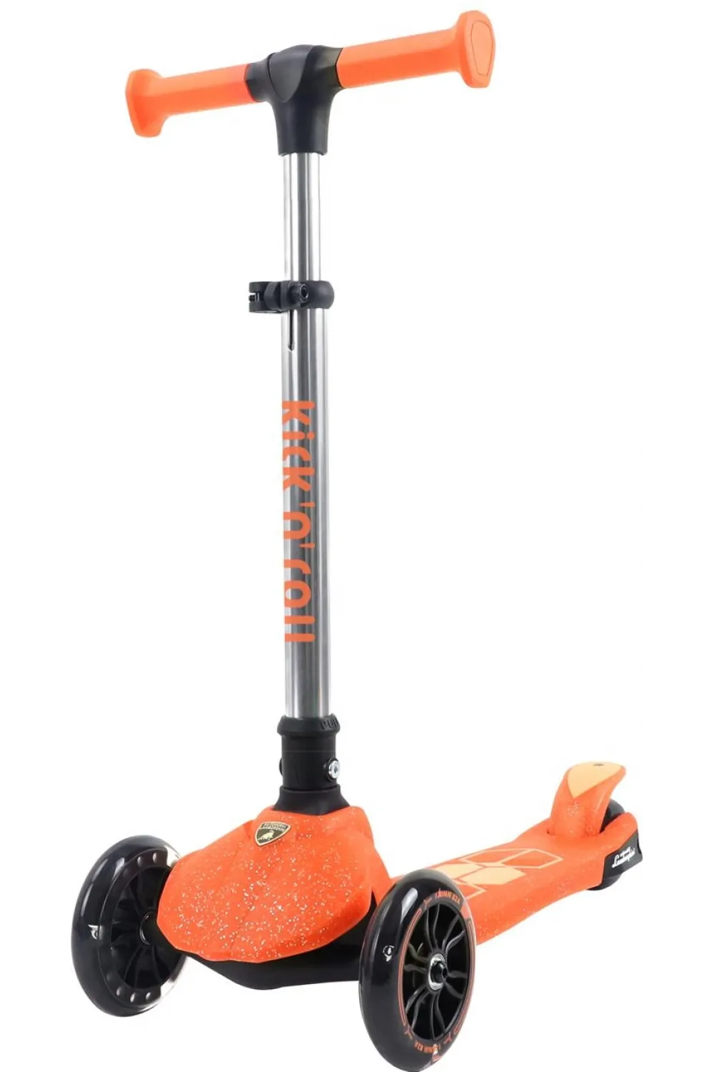 L5JELLY-O LAMBORGHİNİ LİSANSLI PARILTI IŞIKLI SCOOTER TURUNCU