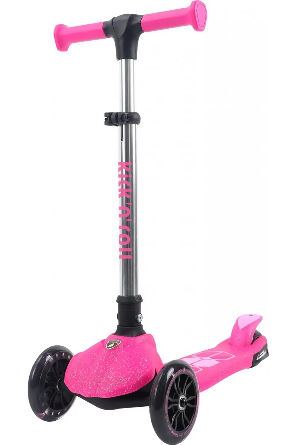L5JELLY-P LAMBORGHİNİ LİSANSLI PARILTI IŞIKLI SCOOTER PEMBE