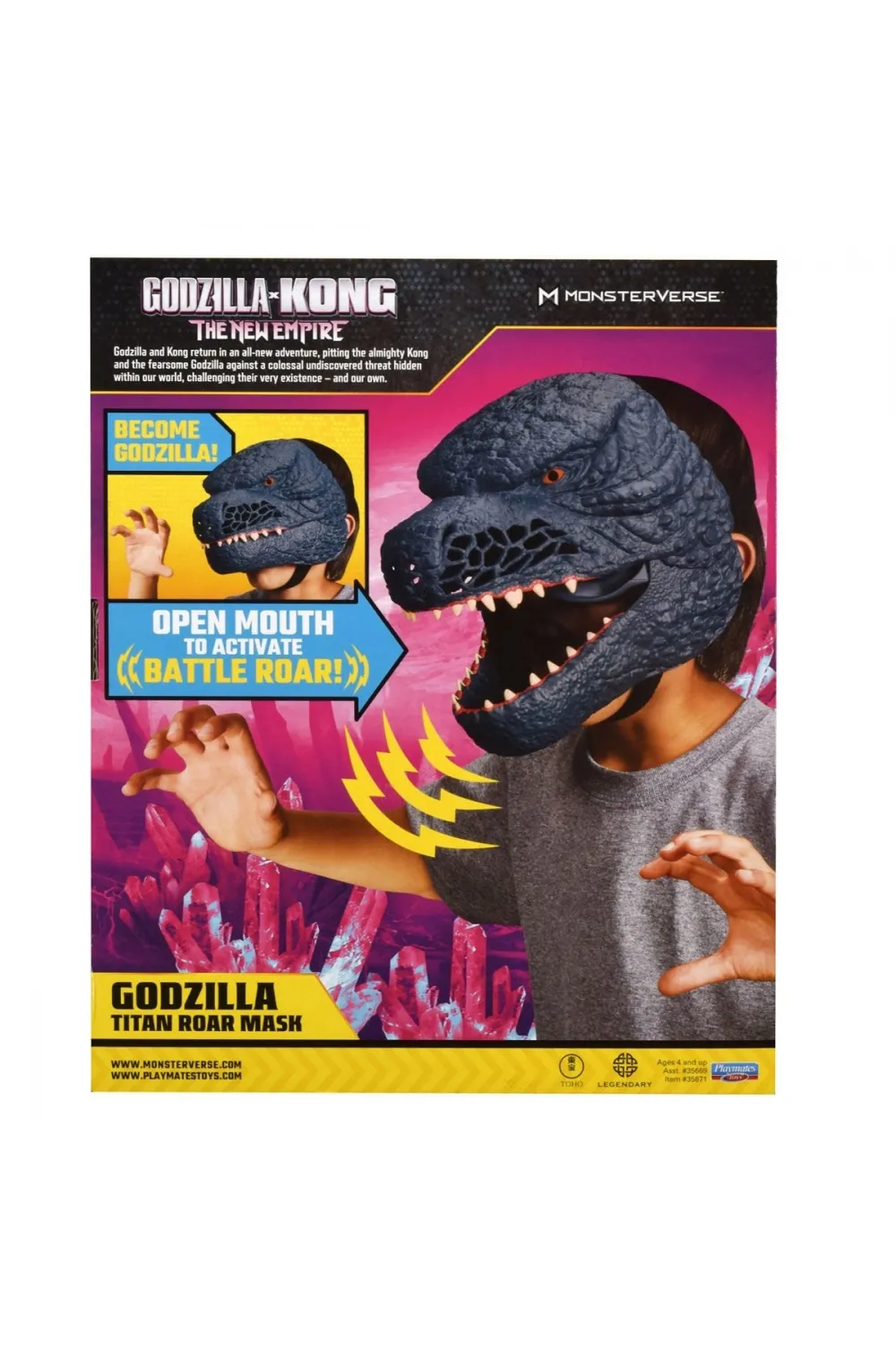 MN306000 Godzilla vs. Kong Sesli Maske - 35699