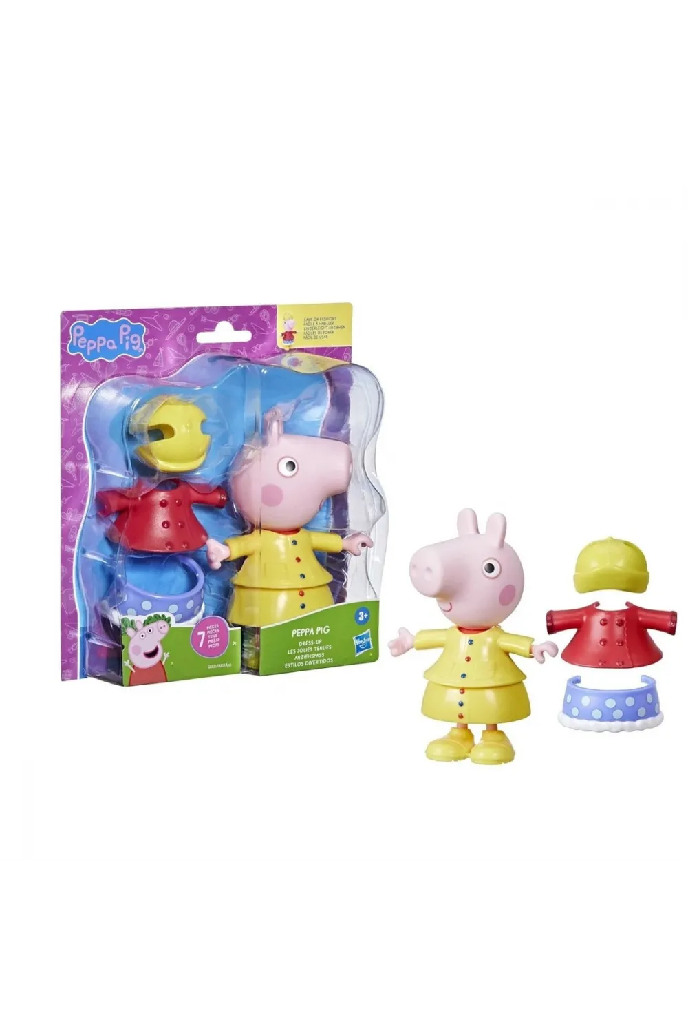F8859 Peppa Pig ve Ailesi Kıyafetli Figür Seti +3 yaş