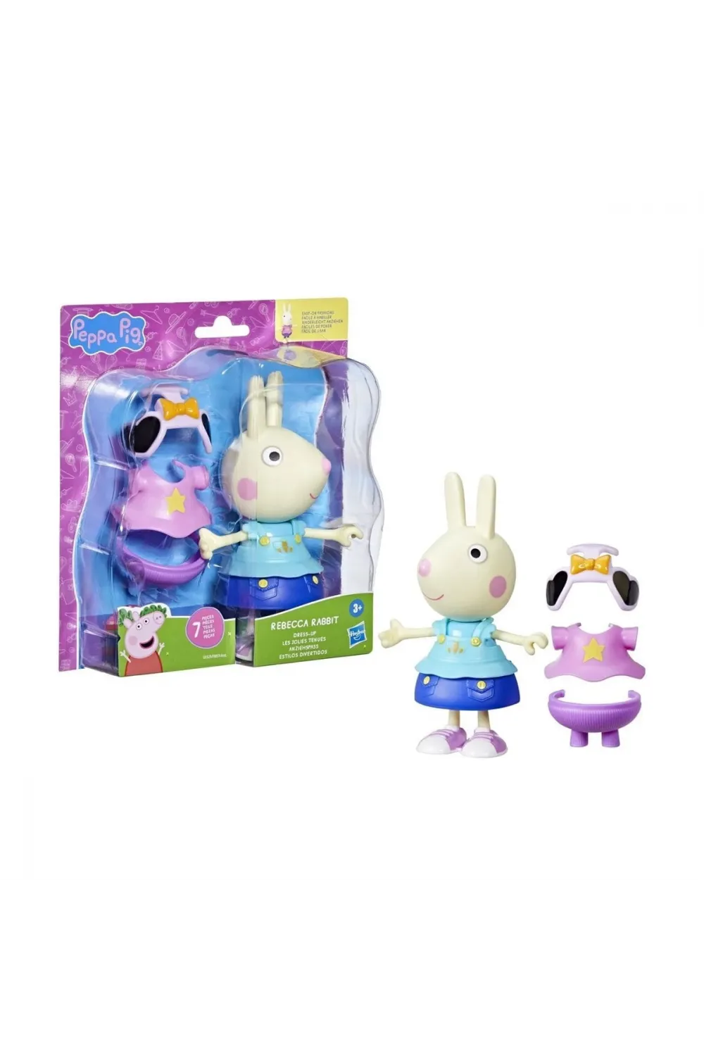 F8859 Peppa Pig ve Ailesi Kıyafetli Figür Seti +3 yaş