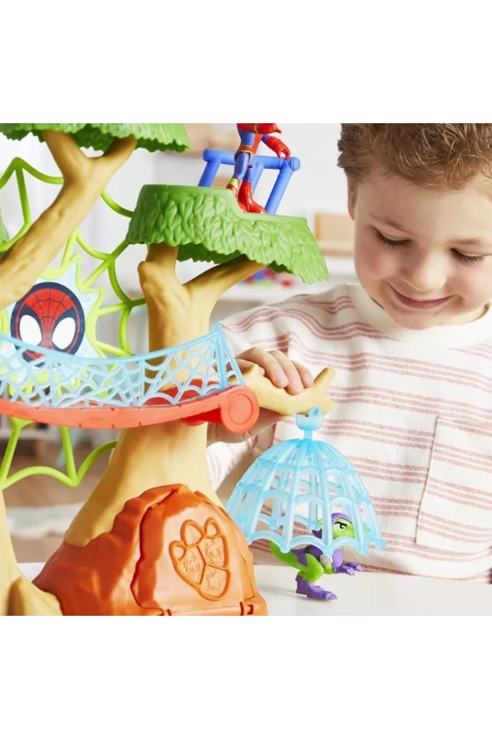 F9477 Spidey ve İnanılmaz Arkadaşları - Dino Webs Ağaç Evi Set