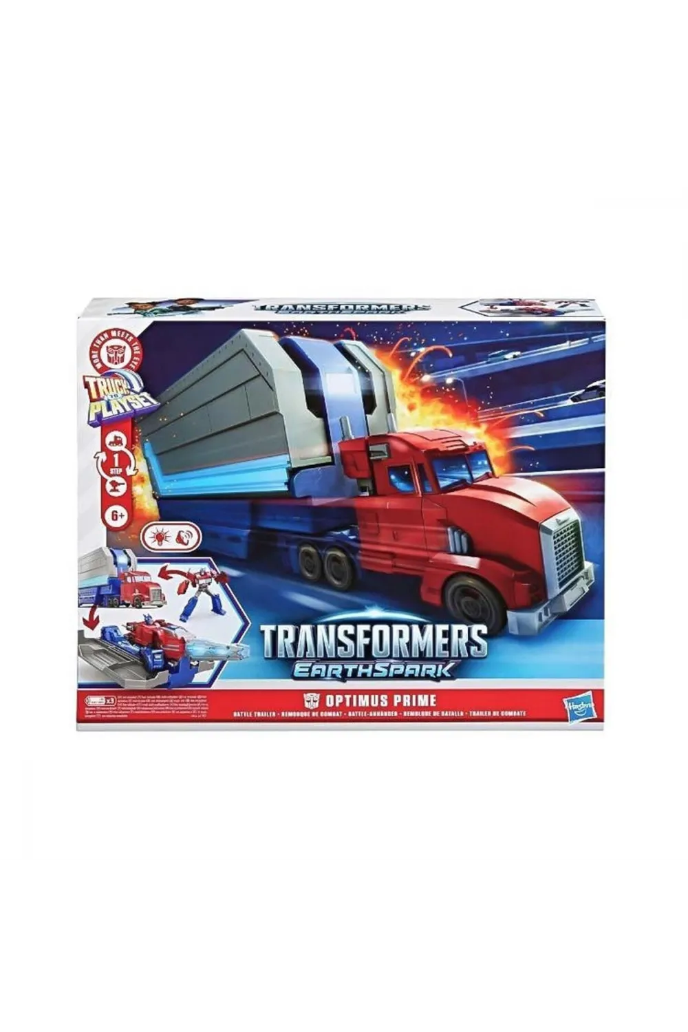 G0750 Transformers Earthspark Optimus Prime Savaş Tırı Oyun Seti