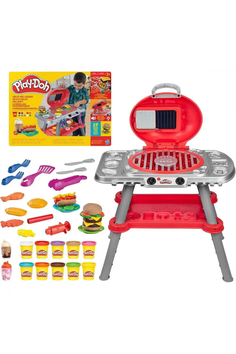 G0500 Play-Doh Cızırtılı Izgara Oyun Seti +3 yaş