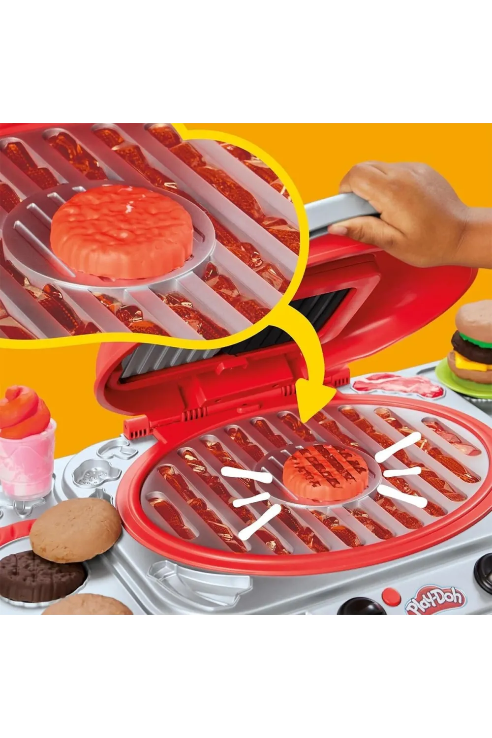 G0500 Play-Doh Cızırtılı Izgara Oyun Seti +3 yaş