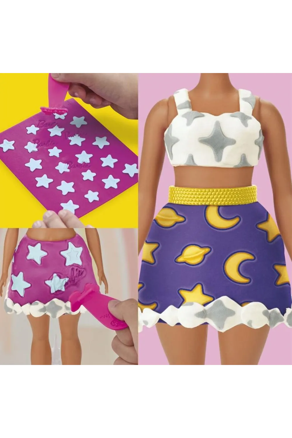 G1355 Play-Doh Barbie Designer Desen Paketi Hamur Oyun Seti  +3 yaş