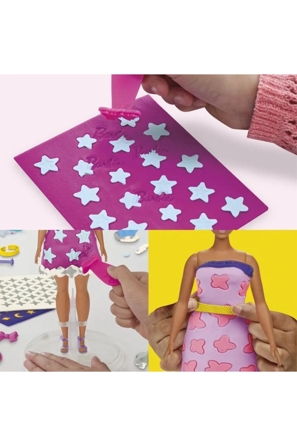 G1355 Play-Doh Barbie Designer Desen Paketi Hamur Oyun Seti  +3 yaş