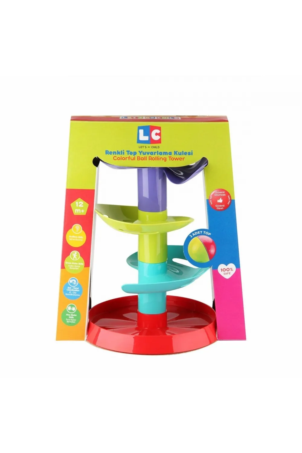 LC-30956 Lets be Child - Renkli Top Yuvarlama Kulesi