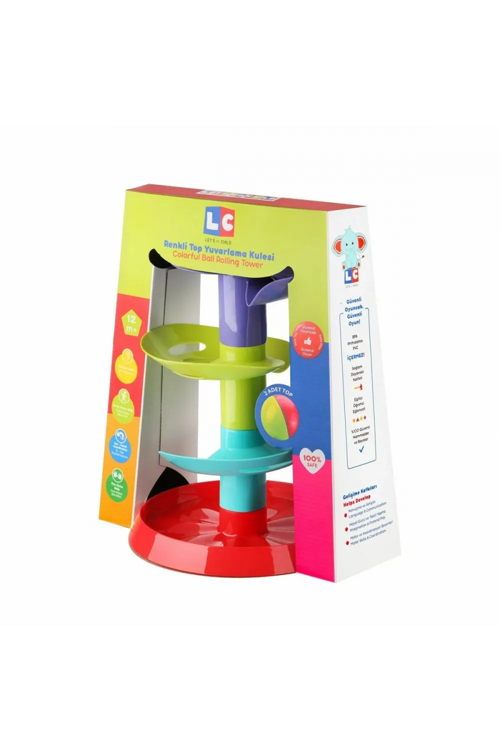 LC-30956 Lets be Child - Renkli Top Yuvarlama Kulesi