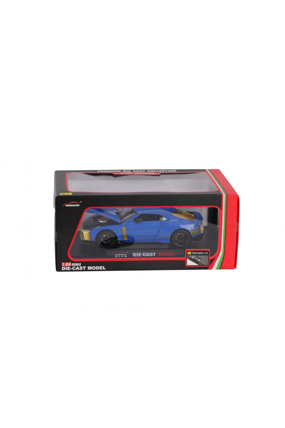 KZL-DC24243 NISSAN GTR 1:24 ISIKLI SESLI KUTULU 18