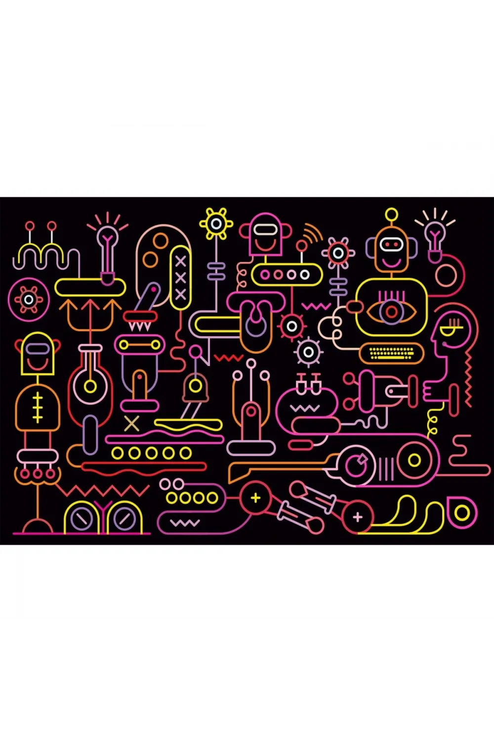 20518 Robot Atölyesi 1000 Parça Puzzle -KS Puzzle