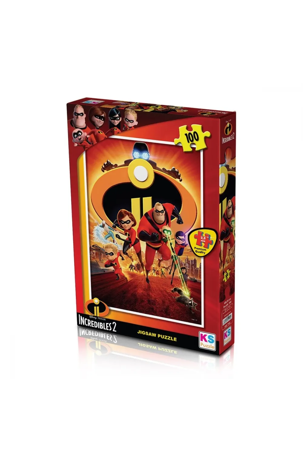 INC714 KS Incredibles / 100 Parça Puzzle