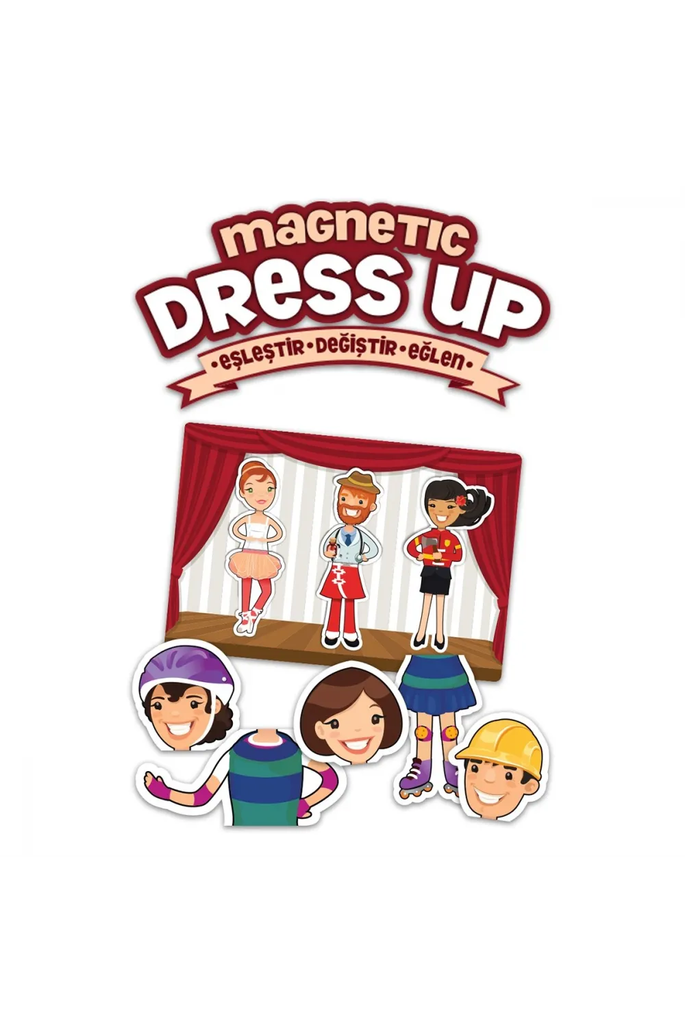 MD174 KS, Magnetic Dress Up - Eşleştir・Değiştir・Eğlen / +3 yaş