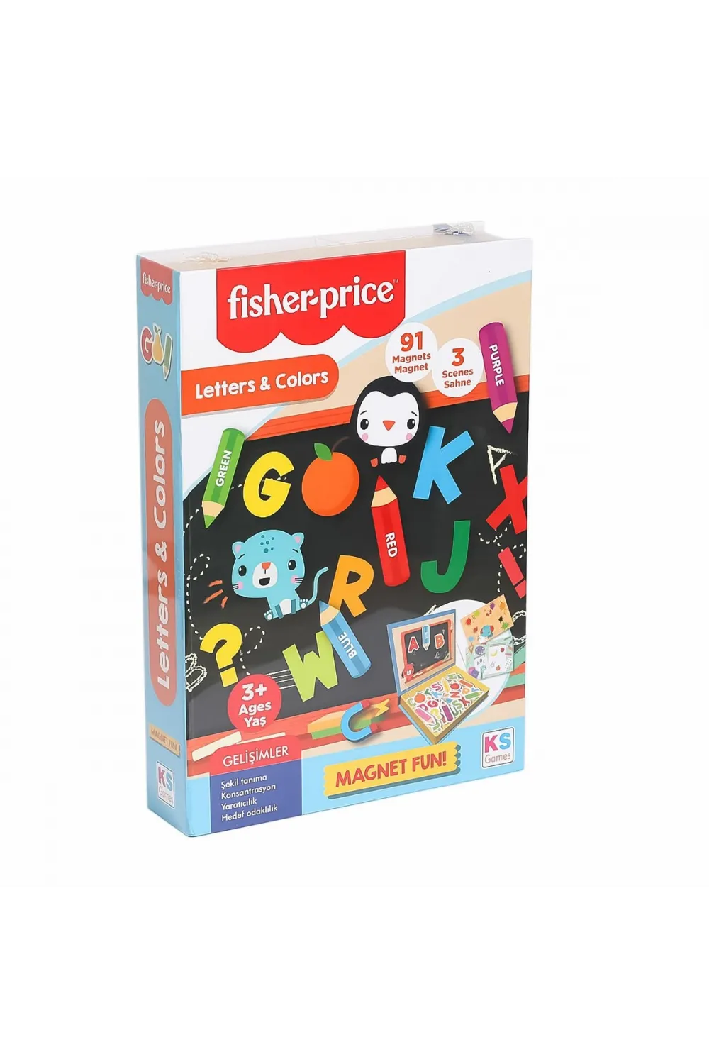 FP 13410 Fisher Price Baby Puzzle Letters Colors -KS Puzzle