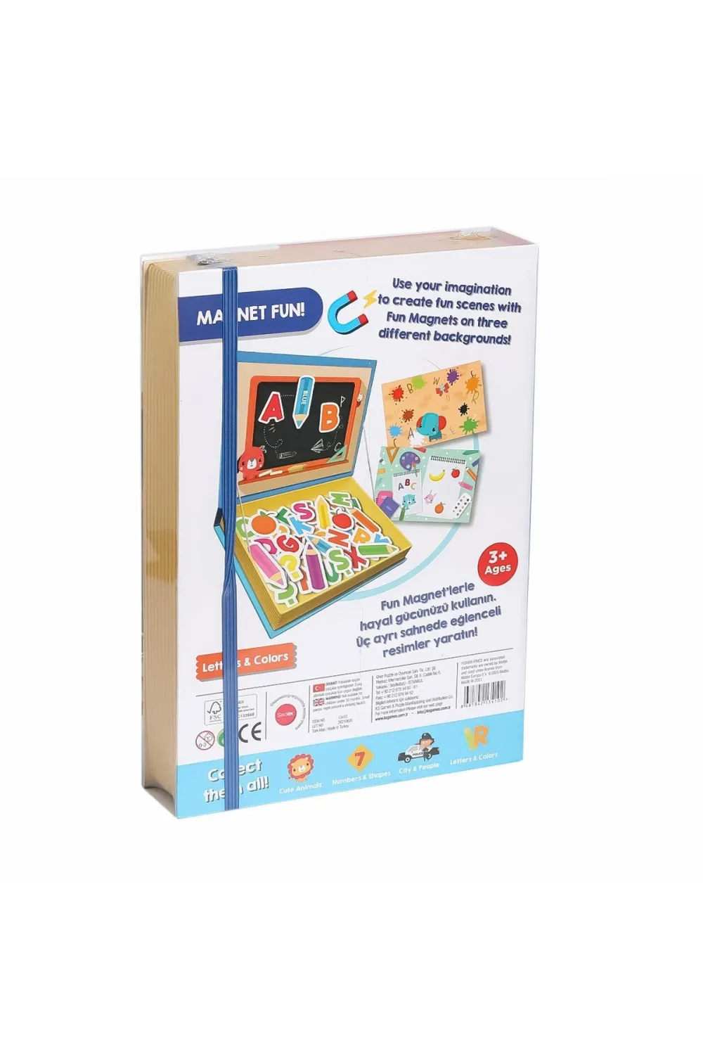 FP 13410 Fisher Price Baby Puzzle Letters Colors -KS Puzzle