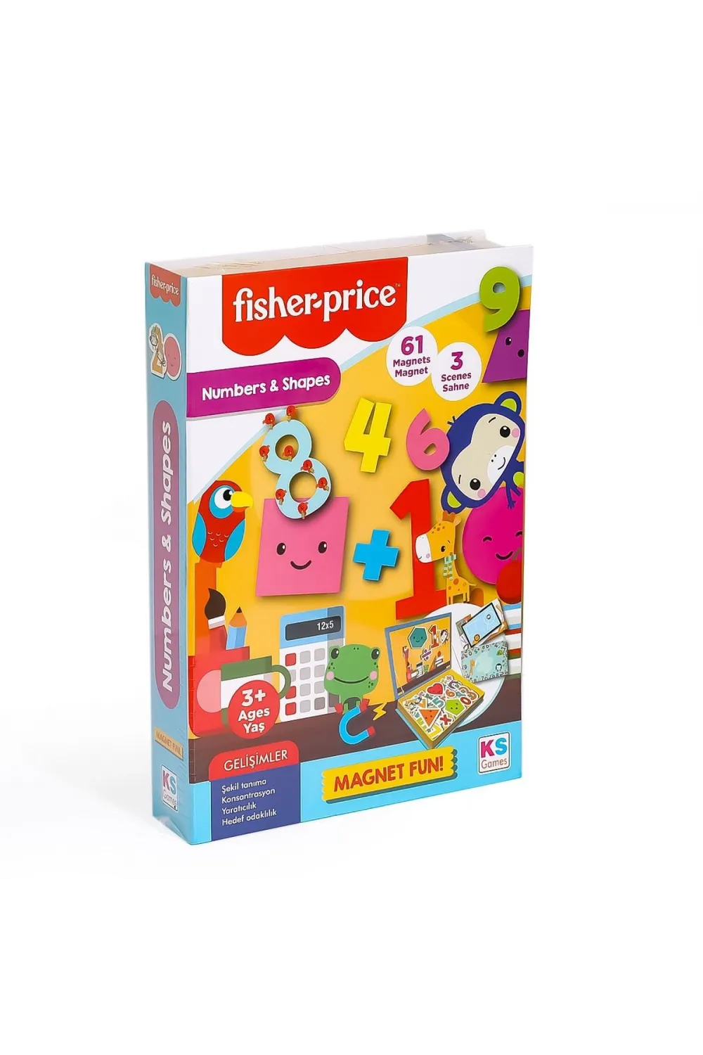 FP 13411 Fisher Price Baby Puzzle Numbers Shapes -KS Puzzle